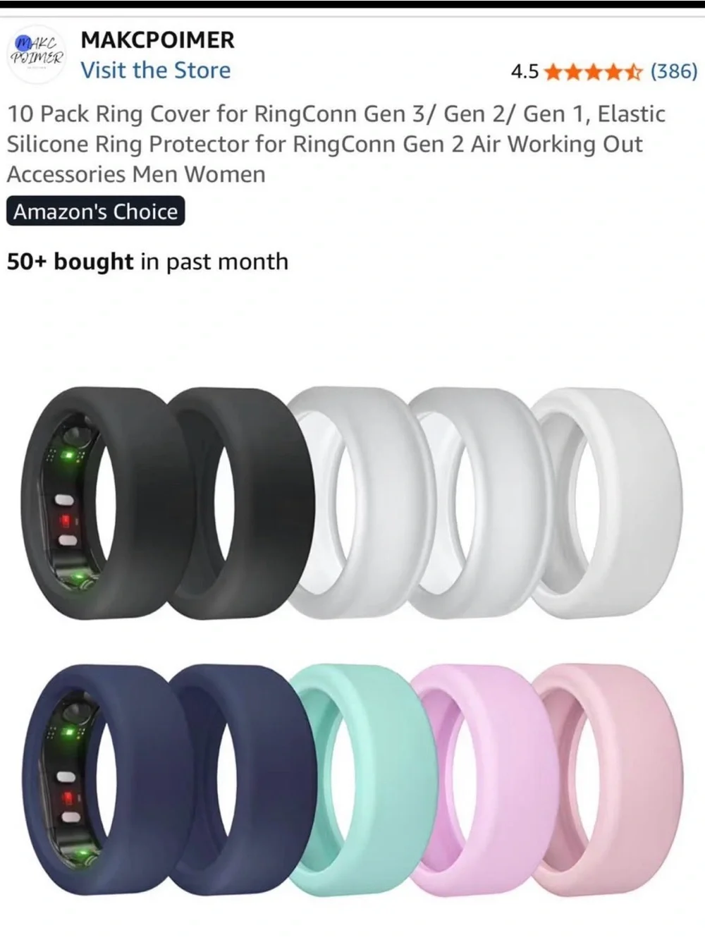 Wireless Smartwatch Charger Dock with Blue Magnetic Ring